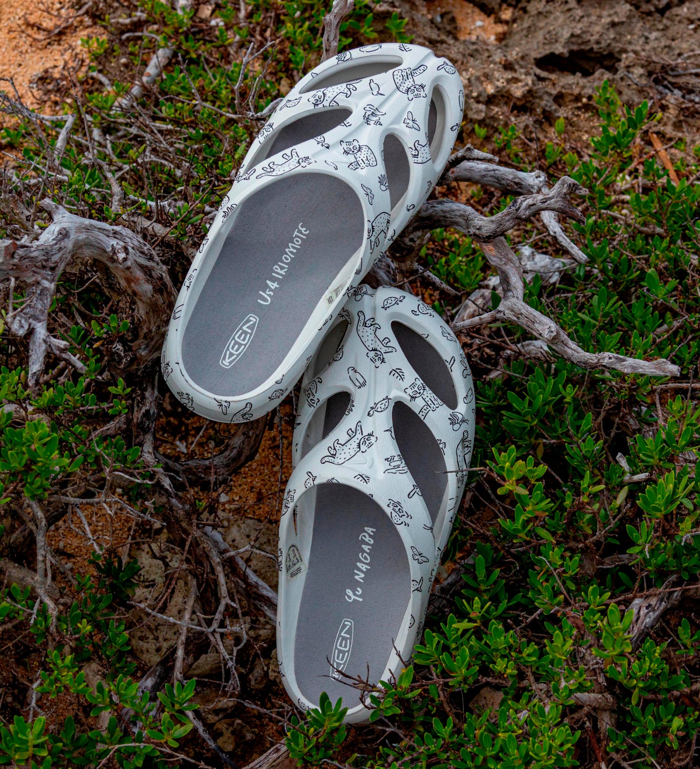 【限定コラボ】KEEN×Us 4 IRIOMOTEシャンティ アーツ 27.0㎝ All Gender Shanti Arts Clog x Us 4 IRIOMOTE | Us 4 Iriomote | KEEN