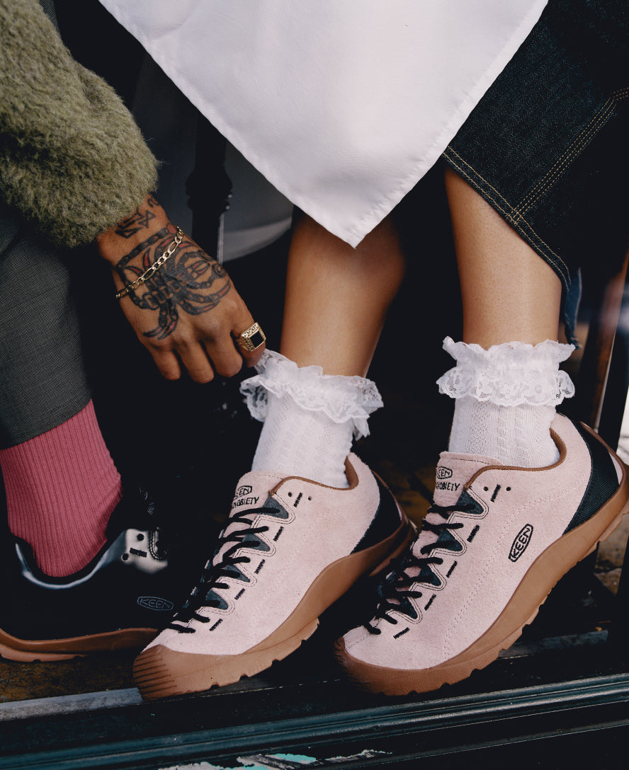 Women's Jasper Sneaker x Highsnobiety | Black/Gum | KEEN Footwear