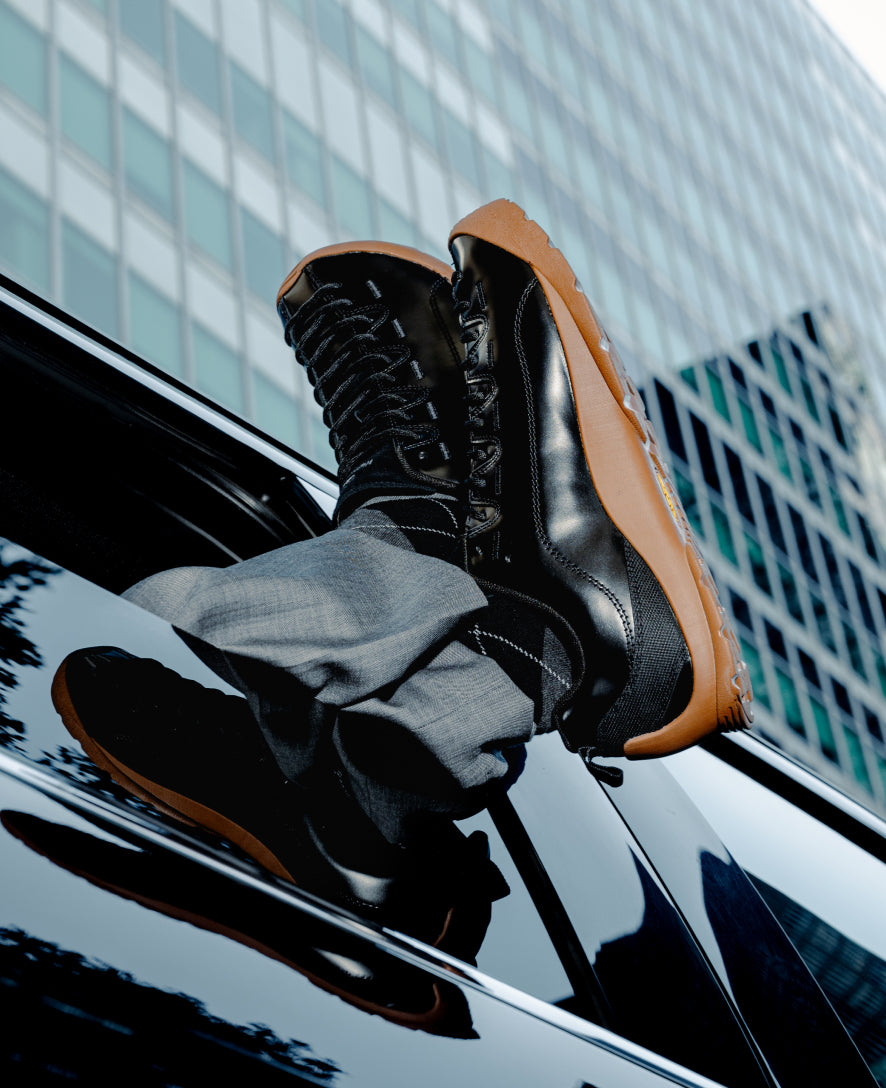 Men's Jasper Sneaker x Highsnobiety | Black/Gum | KEEN Footwear