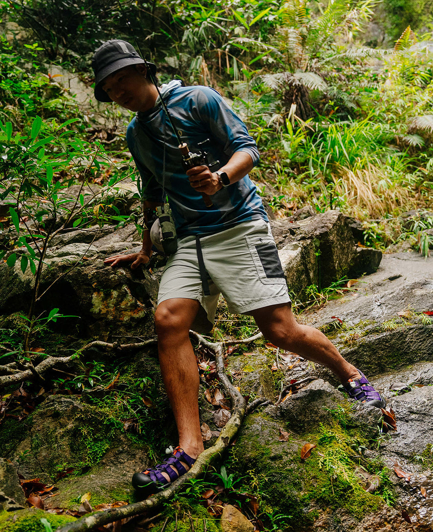 Men's Newport Retro Sandal x An Ko Rau | An Ko Rau Purple | KEEN