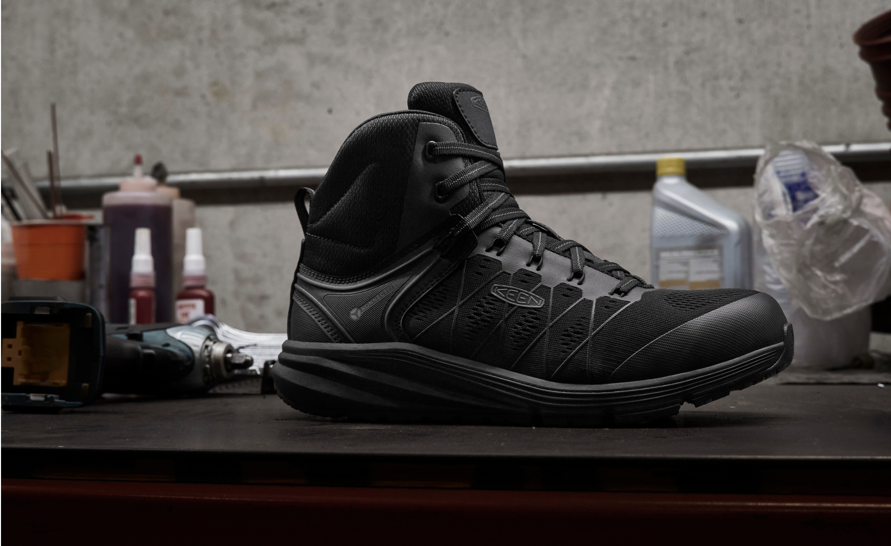 Women's Vista Energy Work Sneakers | Raven | KEEN Footwear