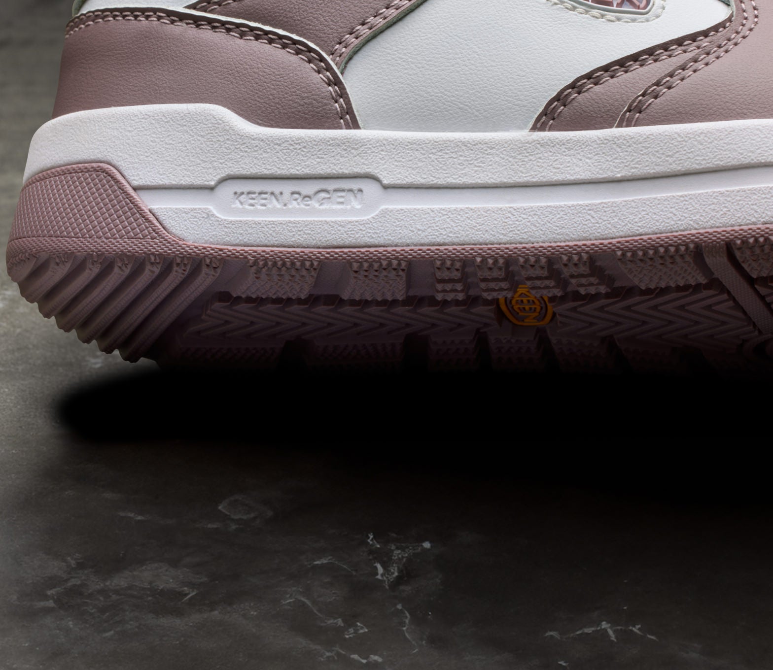 Women's Overton Work Shoe (Carbon Toe) | Toadstool/Star White | KEEN Footwear Women's Overton Work Shoe (Carbon Toe) | Toadstool/Star White | KEEN Footwear
