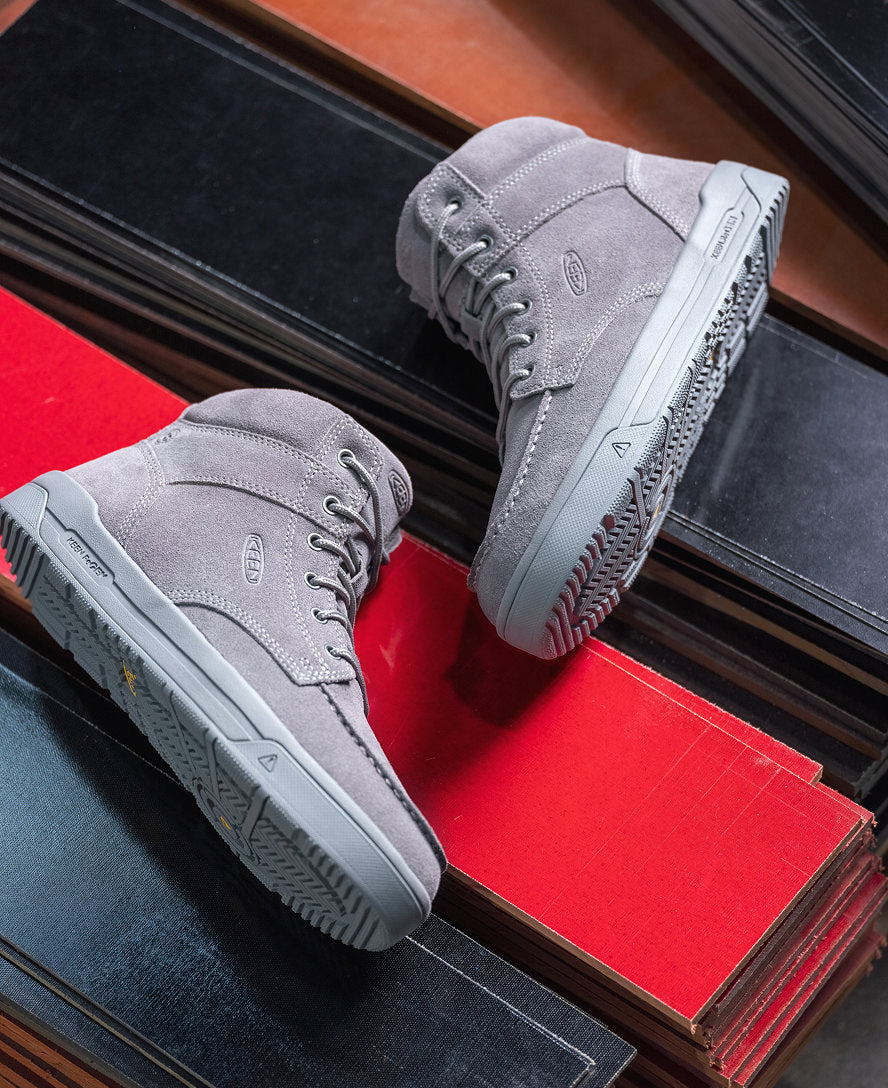 Men's Gibson Boot (Soft Toe) Steel Grey/Steel Grey KEEN Footwear