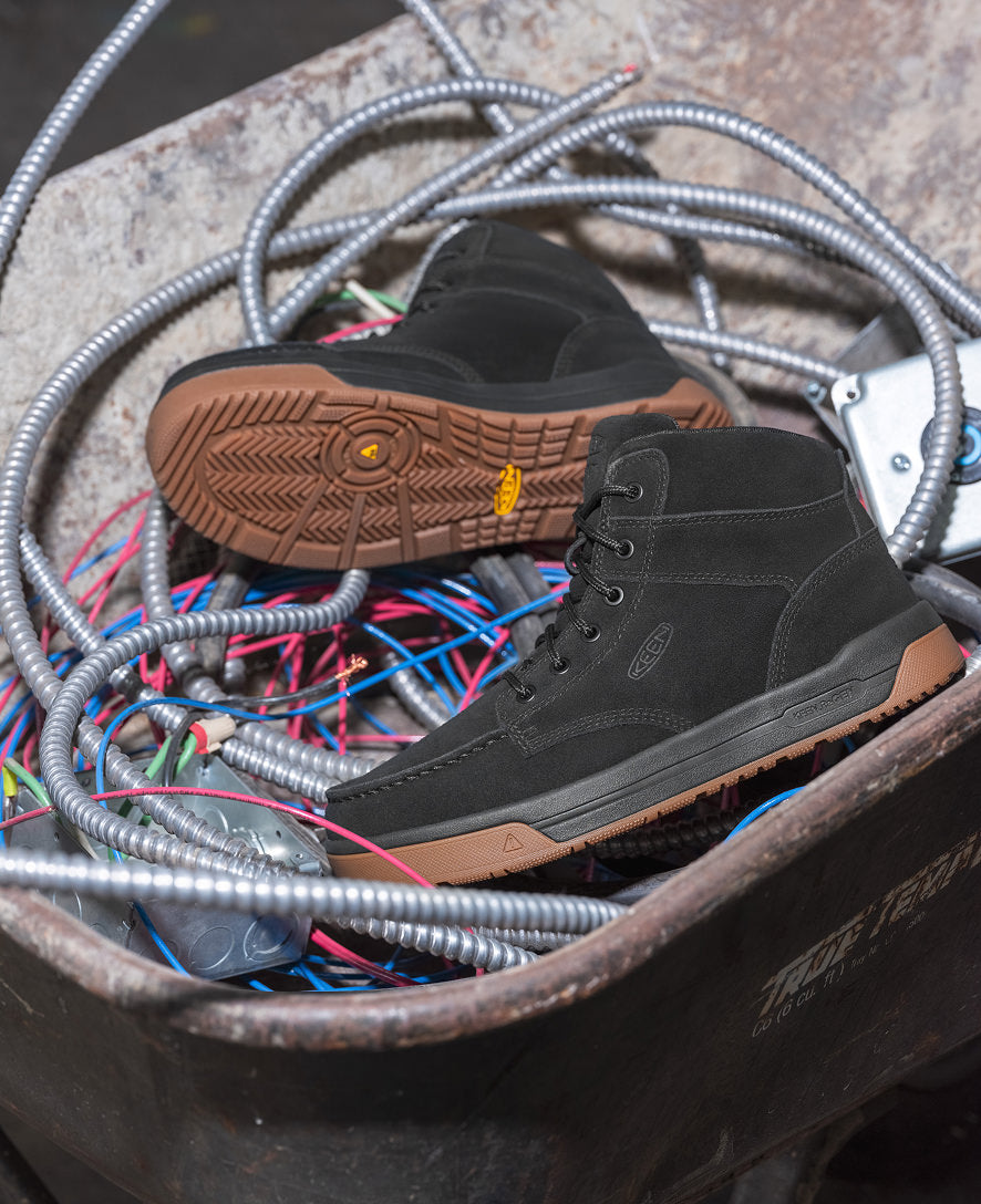 Men's Gibson Boot (Soft Toe) | Black/Gum | KEEN Footwear