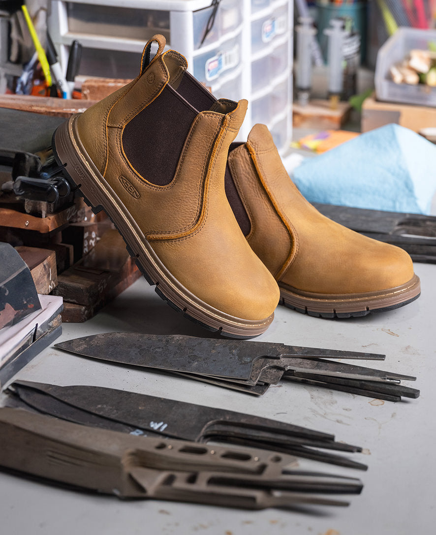 Men's San Jose Chelsea 90° Heel Boot (Soft Toe) | Belgian/Gum