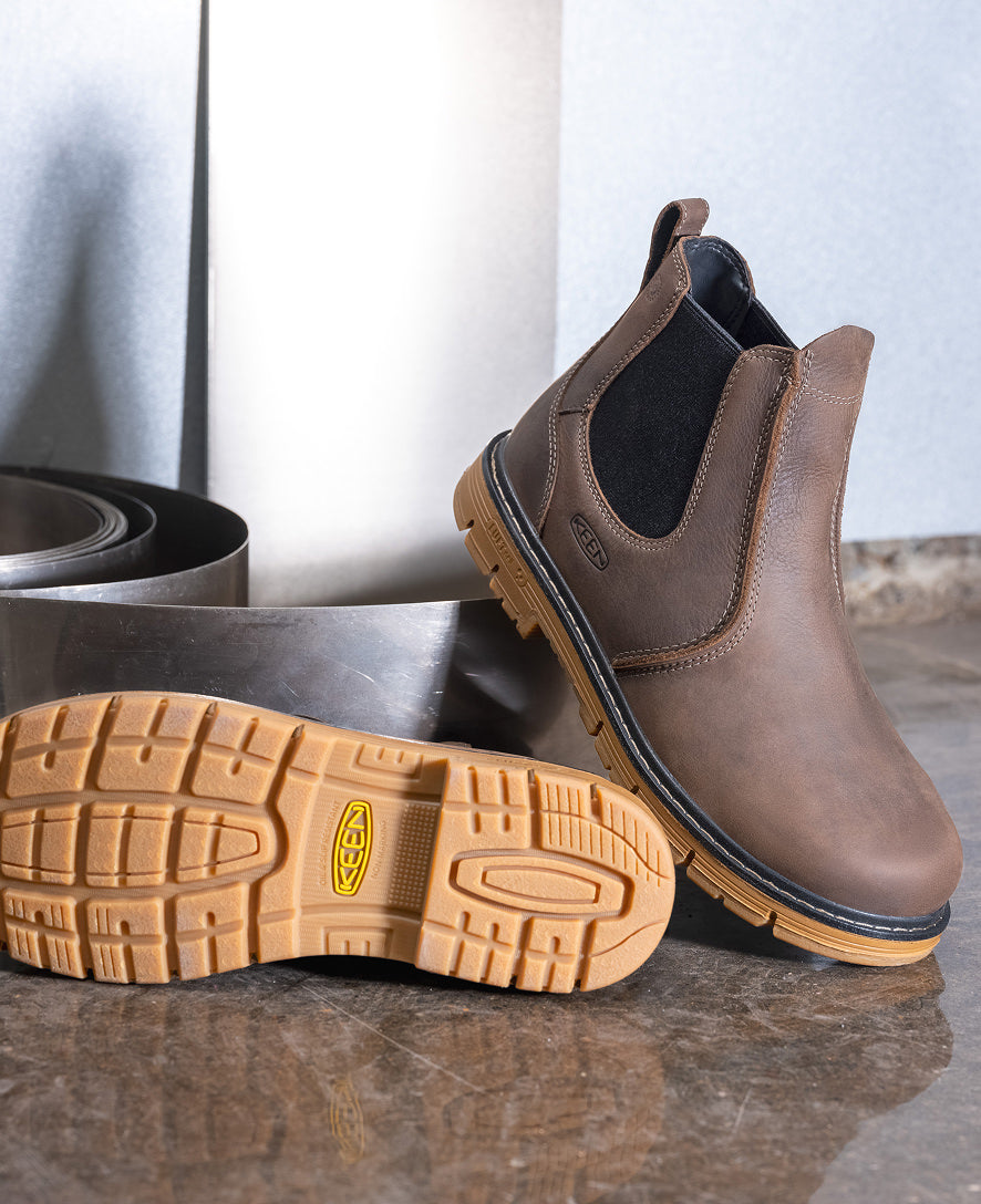 Men's San Jose Chelsea 90° Heel Boot (Aluminum Toe) | Cascade