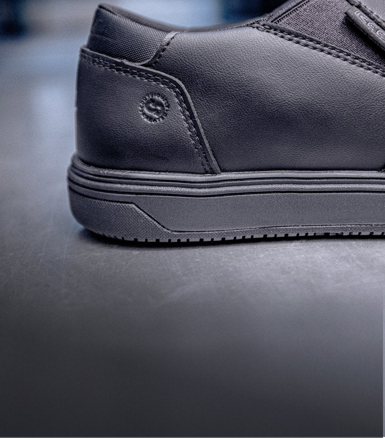 Men's Kenton Shift WTX Work Shoe (Soft Toe) | Black/Black