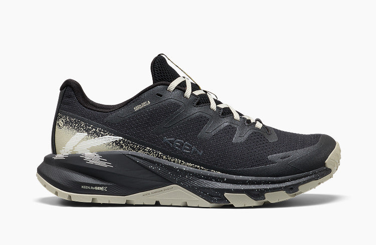 Men's Targhee Apex Wide Waterproof Hiking Shoe | Black/Abbey Stone