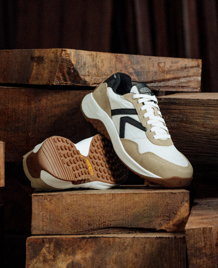 ケン Women's KS86 Utility Work Sneaker (Carbon Toe) | Magnet/Gum | KEEN