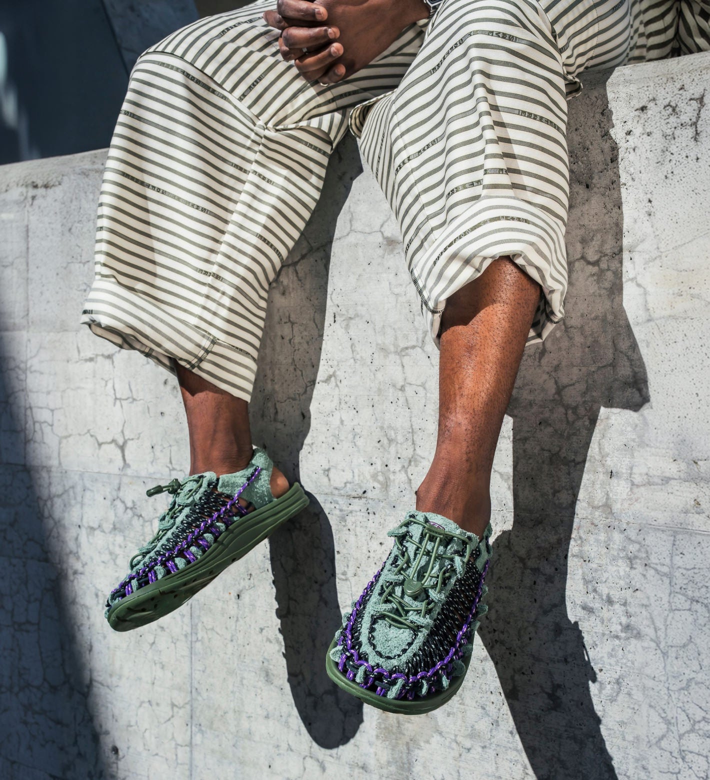 All Gender UNEEK Leather Henrik Vibskov Sneaker | Green Spring