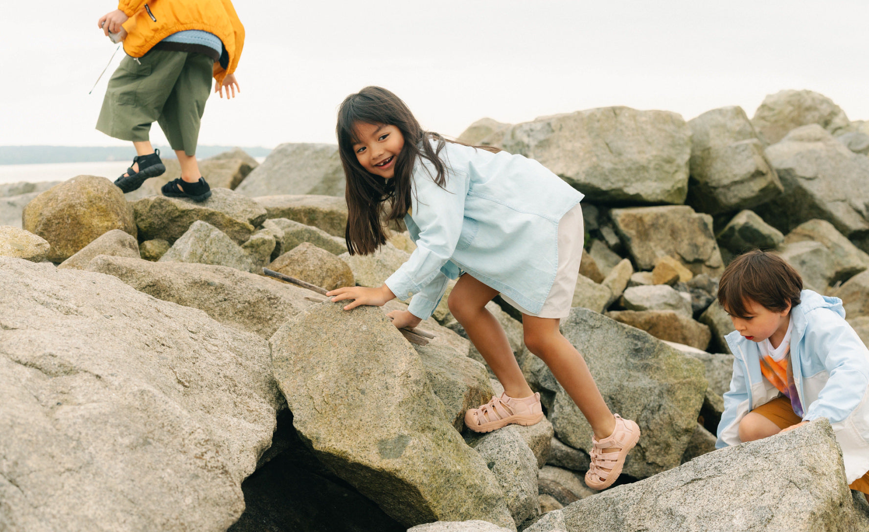 Big Kids' Newport H2 | Raspberry/Giggle Pink | KEEN Footwear