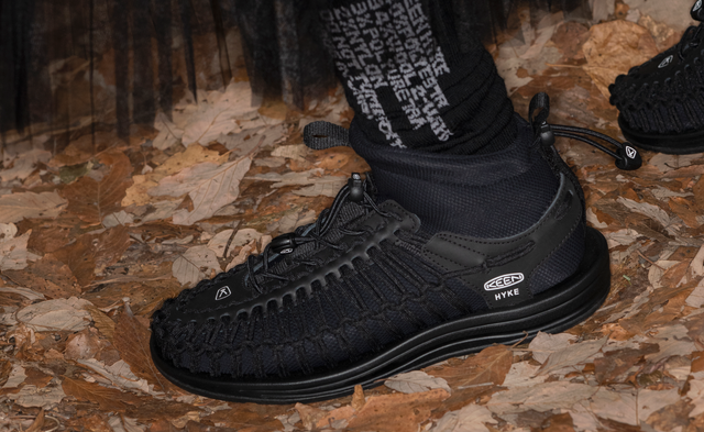 Women's UNEEK High Top x HYKE | HYKE Black | KEEN Footwear