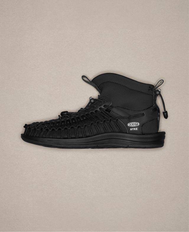 Women's UNEEK High Top x HYKE | HYKE Black | KEEN Footwear
