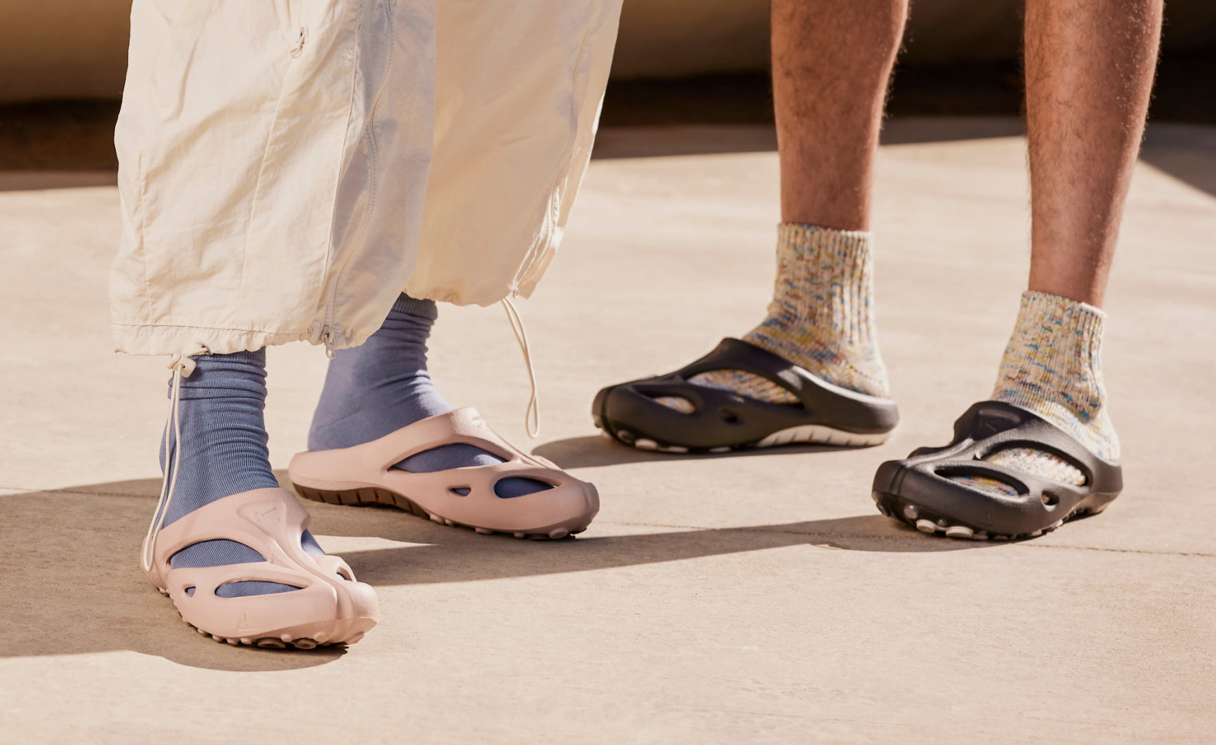 Men's Shanti Plaza Taupe/Canteen Slide | KEEN | KEEN Footwear