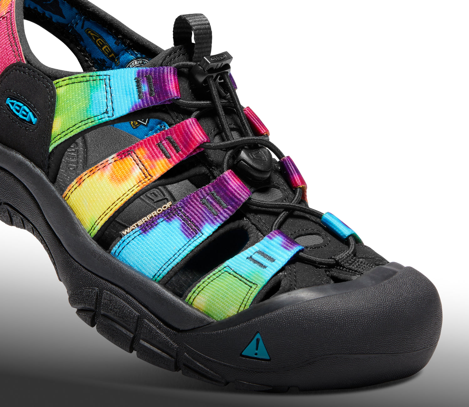 keen women's newport retro tie dye