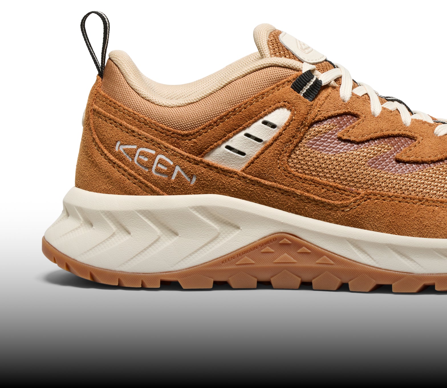 【レア】HenderSchemeｘPENDLETON/COMFYCROG Women's Hightrail Vented Hiking Shoe | Chipmunk/Birch | KEEN