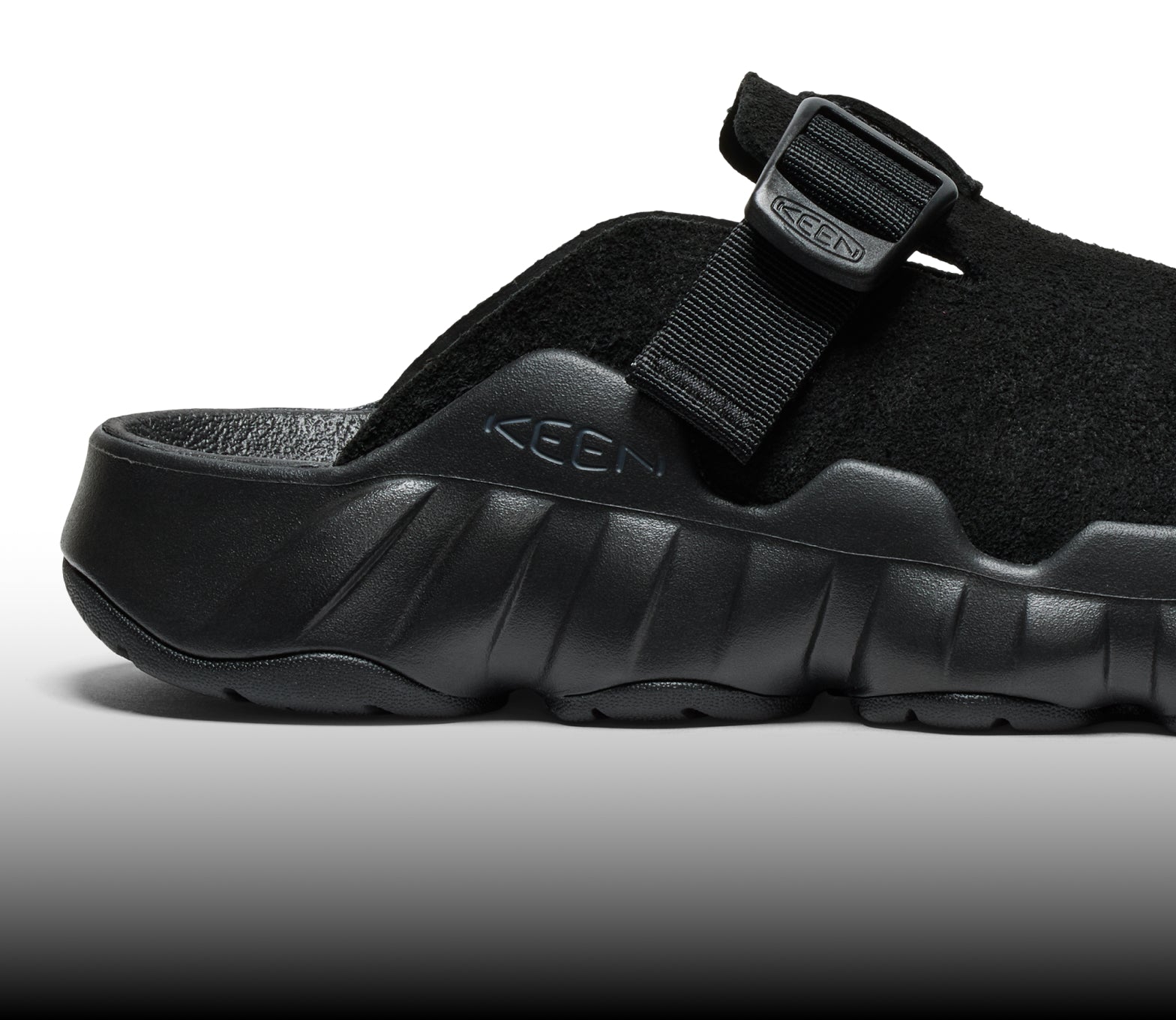 Men's Hyperport Leather Clog | Black/Black | KEEN Footwear