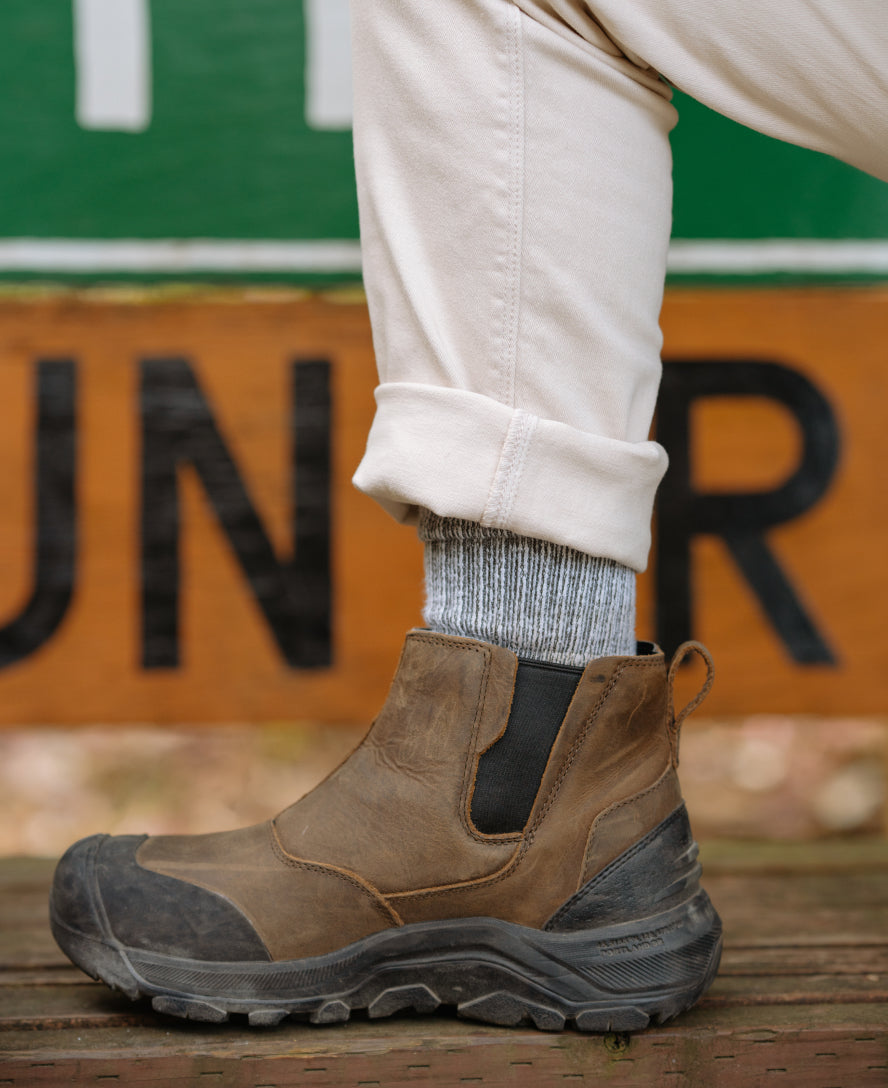 Men's Revel IV Waterproof Chelsea Black/Black Regular