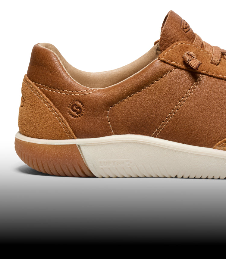 Women's KNX T-Toe Sneaker | Chipmunk/Birch | KEEN Footwear