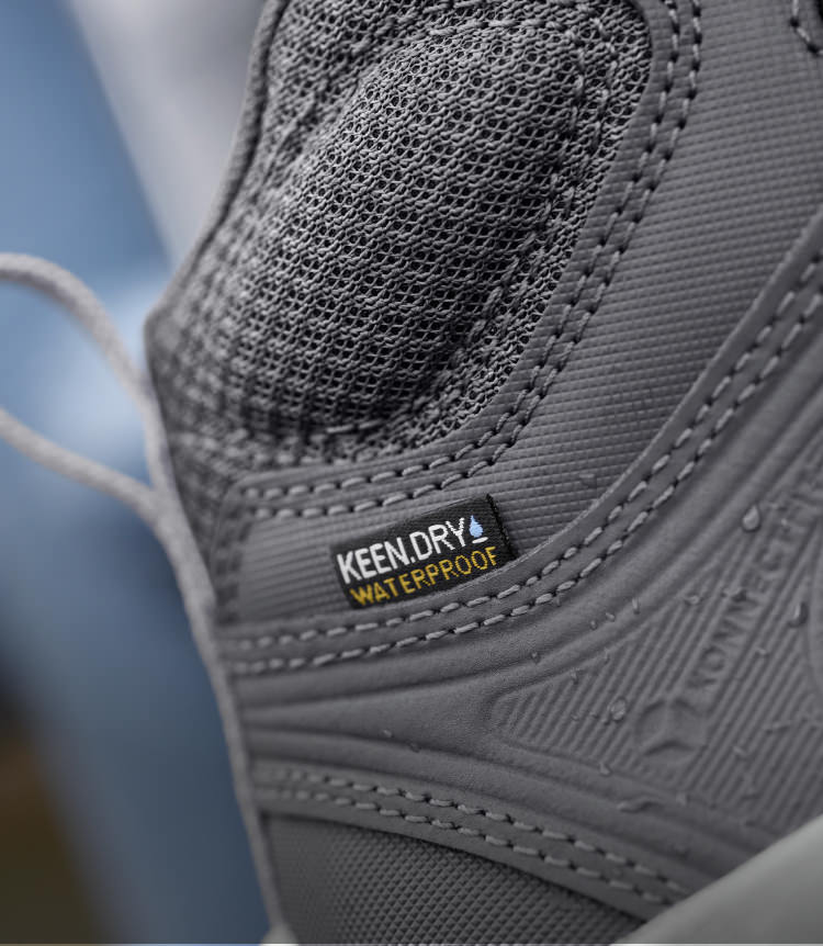 Women's Grey Work Boots - Reno Mid KBF WP | KEEN Footwear