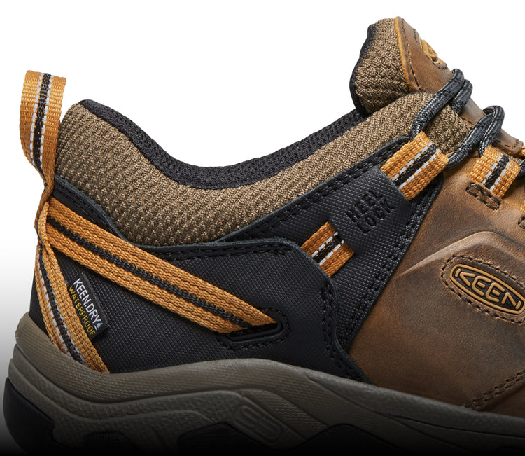 Men's Waterproof Brown Hiking Shoes - Ridge Flex WP | KEEN Footwear