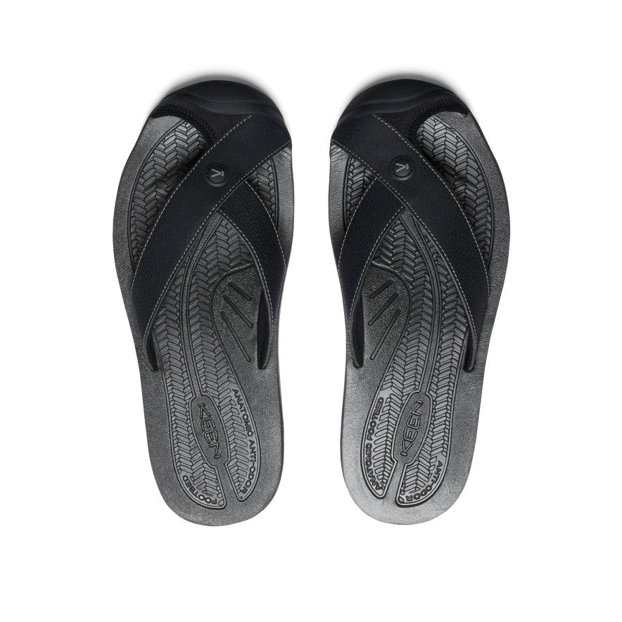 (取寄) キーン レディース バルバドス TG KEEN women Barbados TG Black/Steel Grey Men's Barbados Flip-Flop | Black/Grey | KEEN Footwear