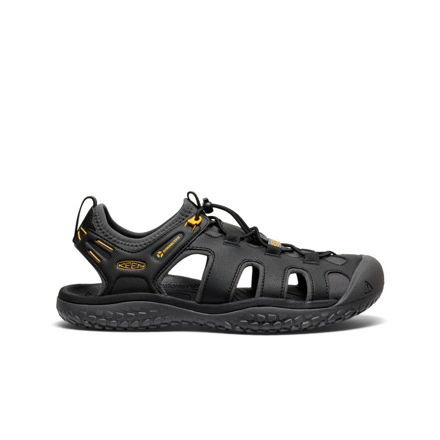 Men's Black Water Hiking Sandals SOLR KEEN Footwear