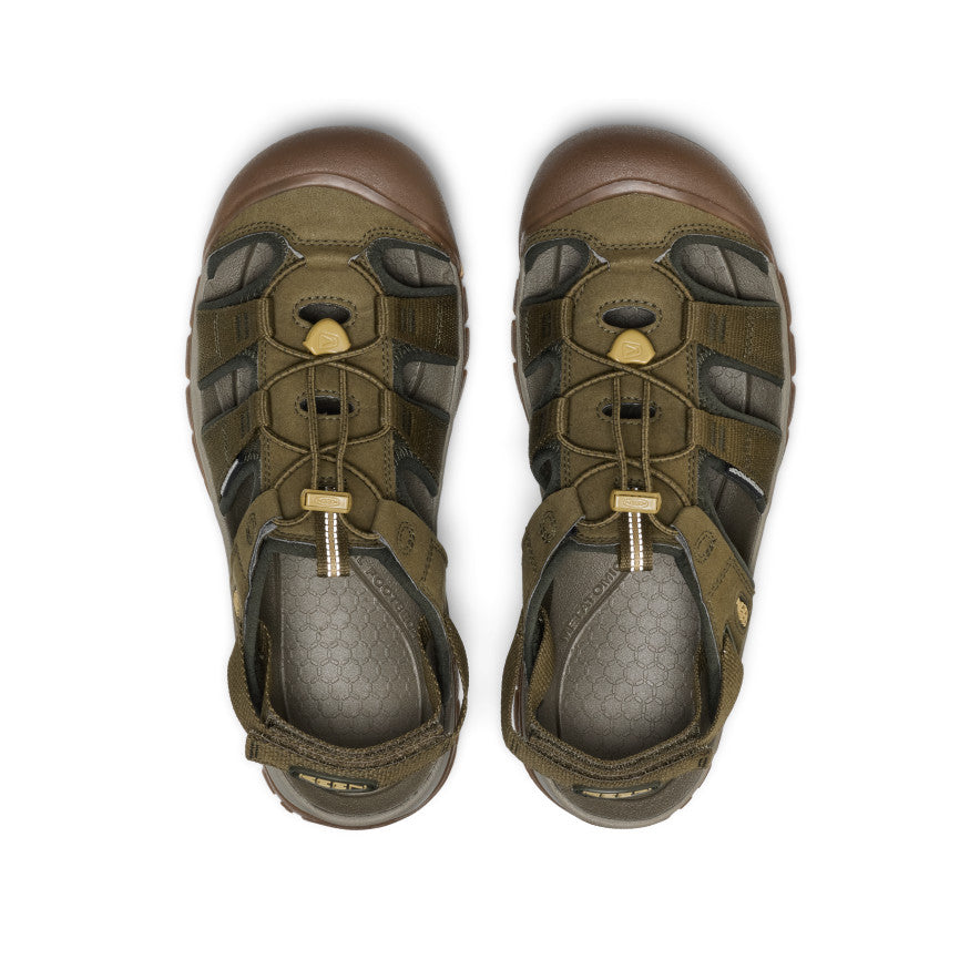 KEEN Men's Rapids H2 Sandal | Dark Olive/Khaki