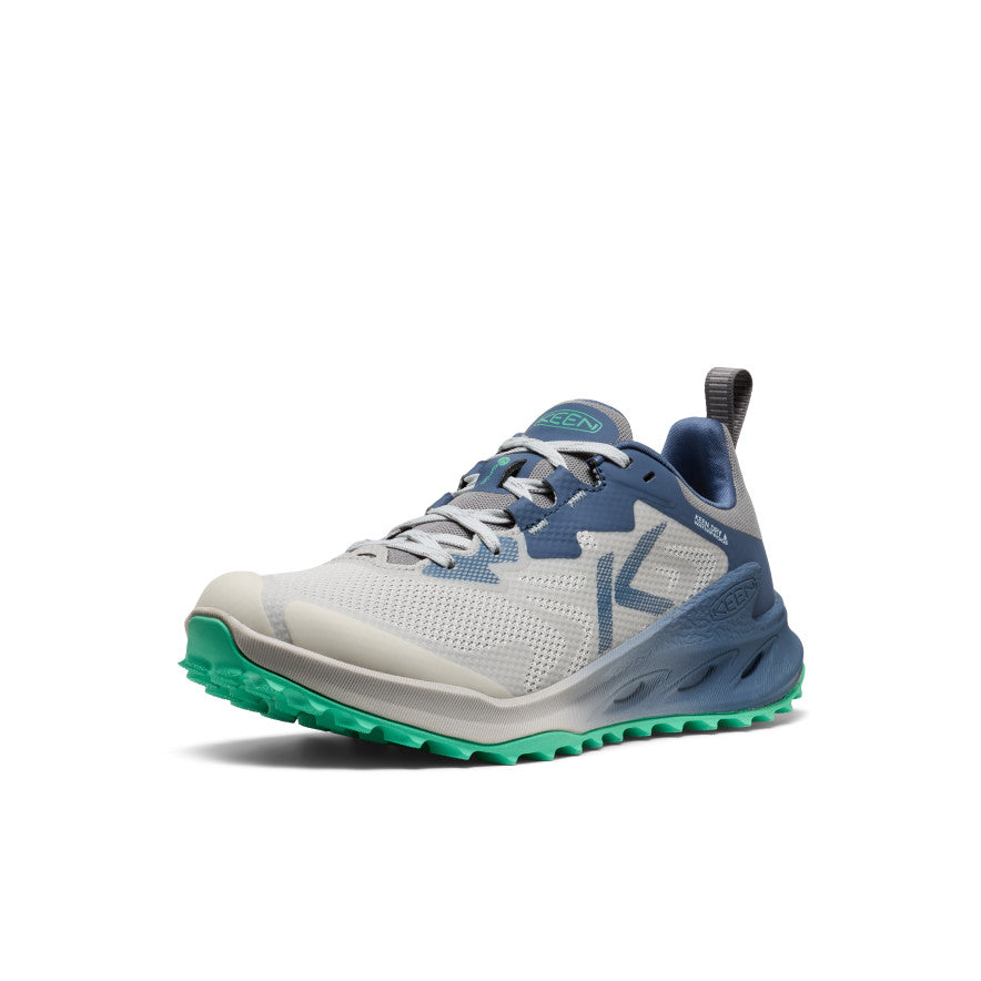 iON! 儚寧この ランチェキ Women's Zionic NXT Waterproof Hiking Shoe | Vapor/Ballad Blue