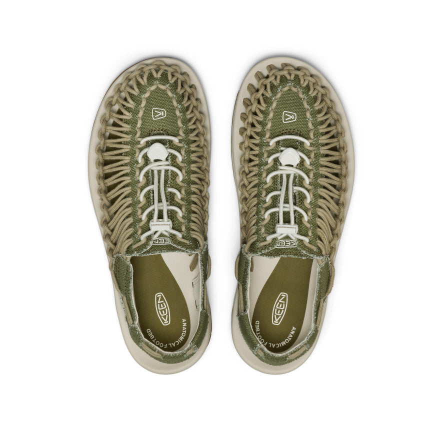 ★KEEN★キーン★MARTINI ORIVE★US10★28cm★ Men's UNEEK Canvas | Martini Olive/Birch | KEEN Footwear