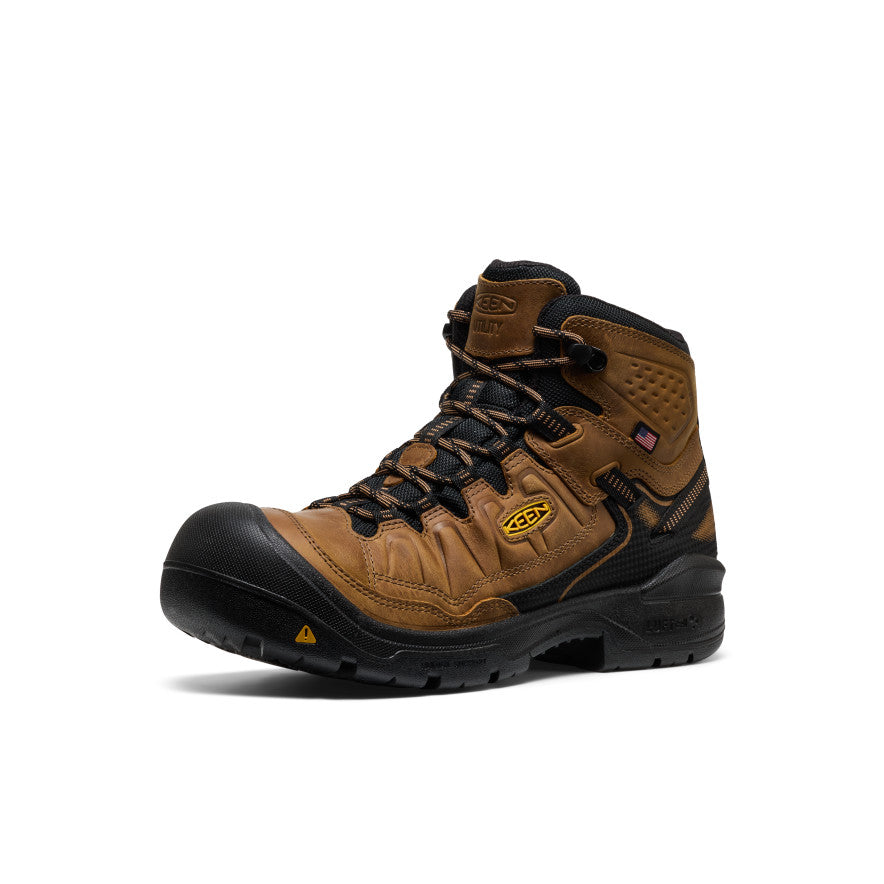 (取寄) キーン ユーティリティ メンズ ターギー Iv ウォータープルーフ ワーク ブーツ トゥ) KEEN Utility men Targhee IV Waterproof Work Boot (Carbon Toe) Belgian/Black Men's Targhee IV Waterproof Work Boot (Soft Toe) | Belgian/Black
