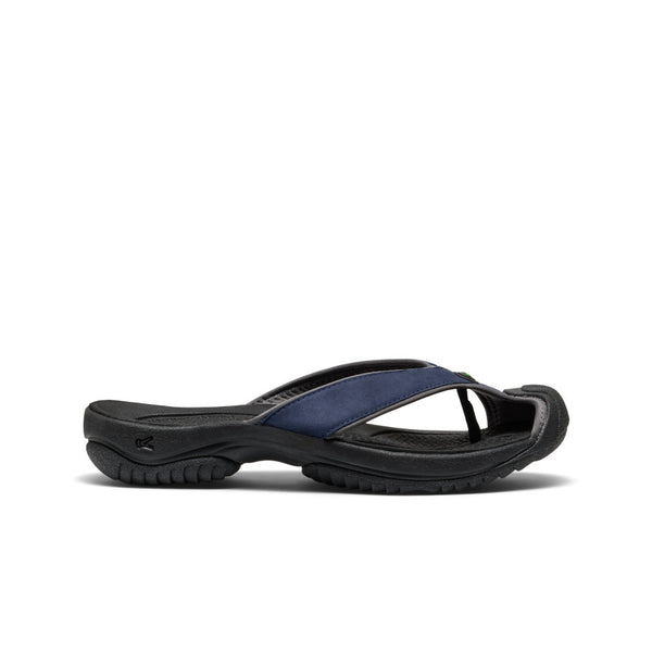 シューズ・サンダルその他 Manebi Black leather flip-flops Manebí | Ana Leather Sandals - Thongs - Black