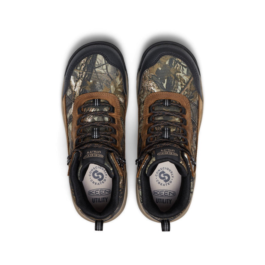 KEEN Waterproof Outdoor Shoes Unisex Hook and Loop Black Camo 7Y‎ W 8.5 EU 39 KEEN Big Kids main image 3