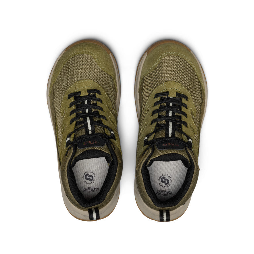 Big Kids' Hightrail Waterproof Hiking Boot | Dark Olive/Martini
