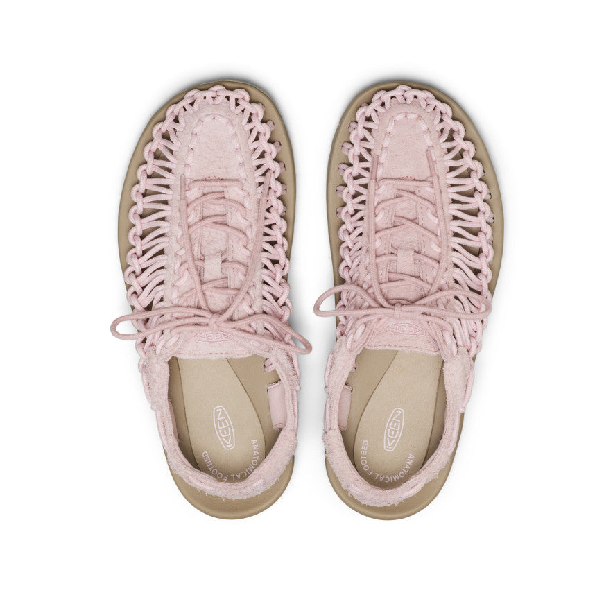 All Gender UNEEK Leather Sneaker | Pale Lilac/Plaza Taupe | KEEN