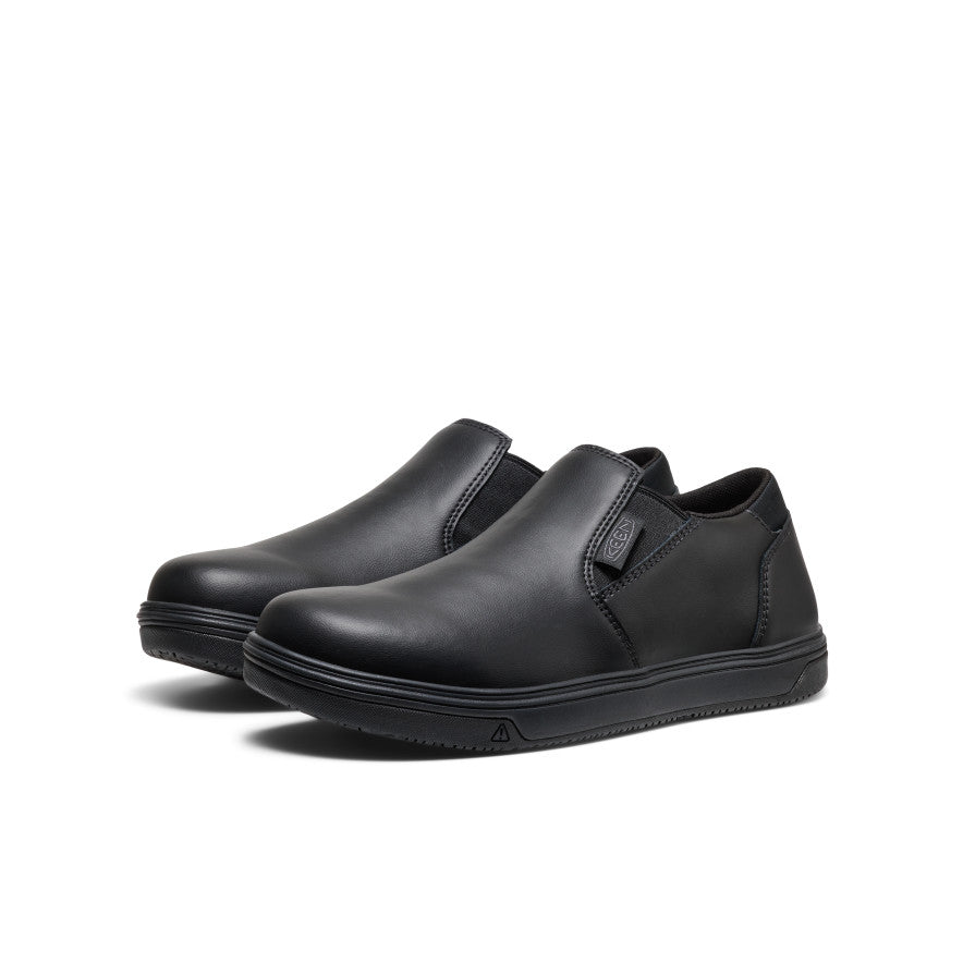 Men's Kenton Shift WTX Work Shoe (Soft Toe) | Black/Black | KEEN