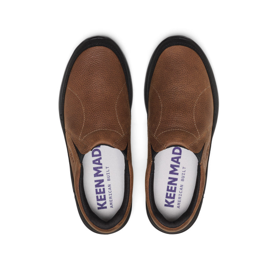 Men's KM2 Leather Slip-On | Bison/Black | KEEN Footwear