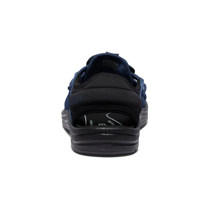 Men's UNEEK II OT Naval Academy/Black Open Toe Sandal | KEEN