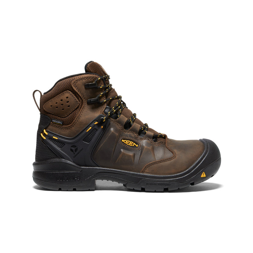 Men's Dover 6" Waterproof (Carbon Toe)  |  Dark Earth/Black