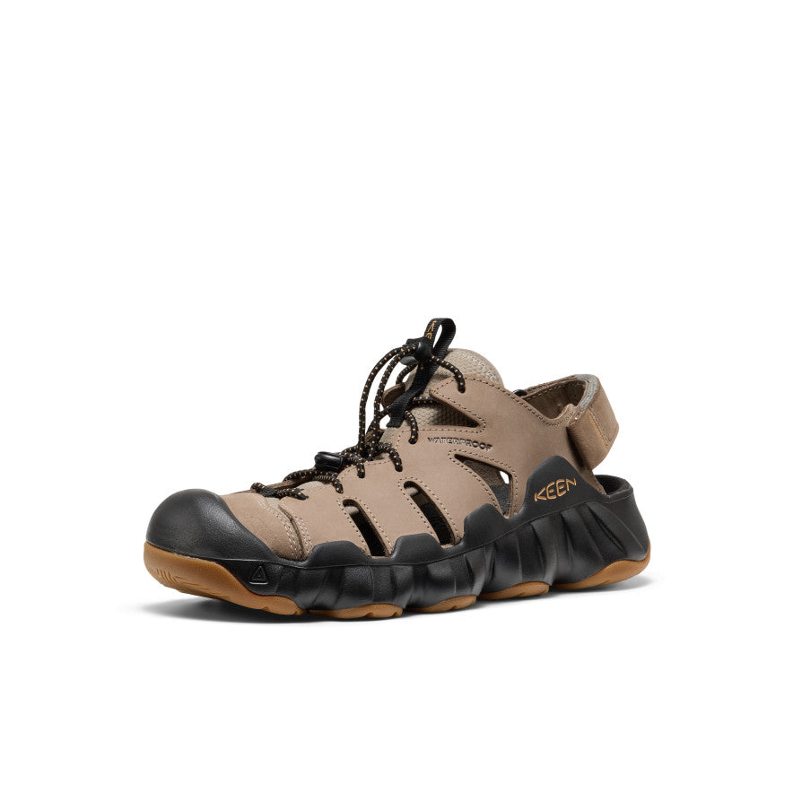 Men's Hyperport Fisherman Leather Sandal | Brindle/Oak Buff | KEEN