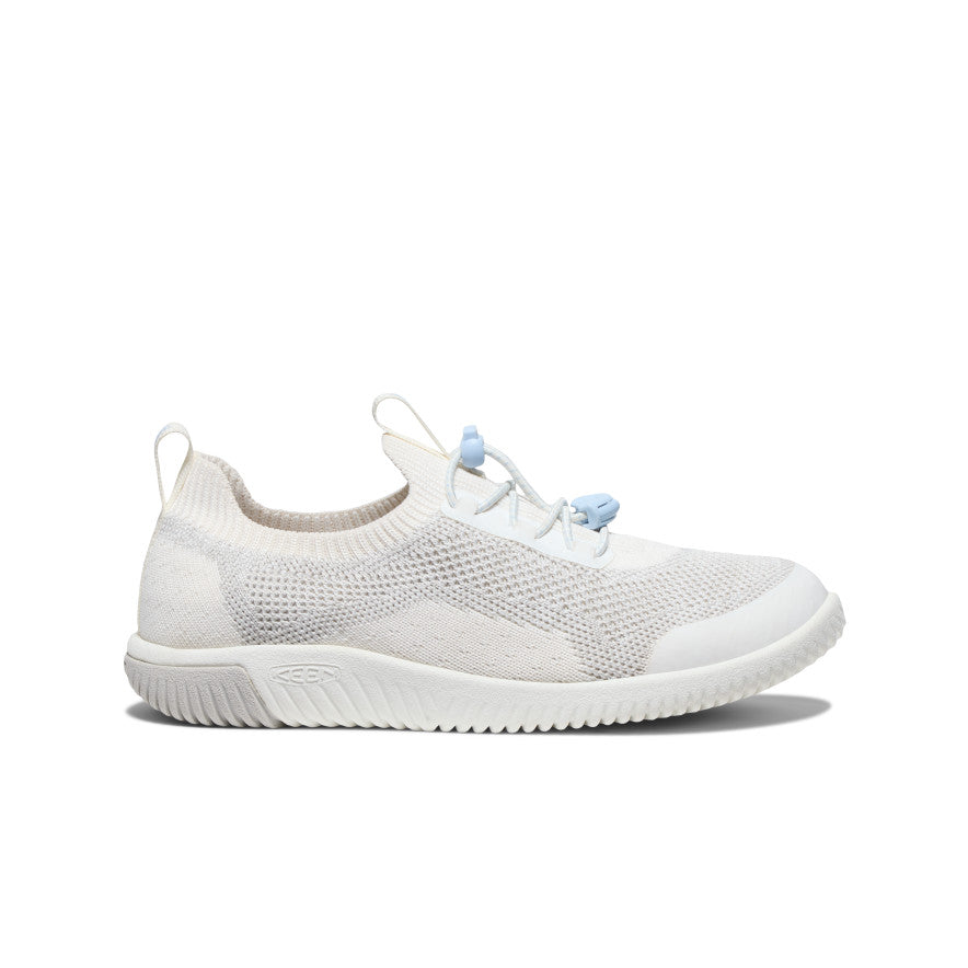 Big Kids' KNX Knit Sneaker | Star White/Skyway | KEEN Footwear