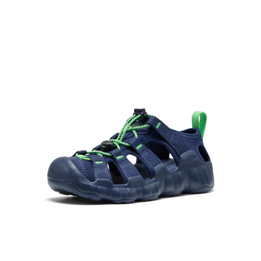 Big Kids' Hyperport H2 Sandal | Naval Academy/Vibrant Green | KEEN