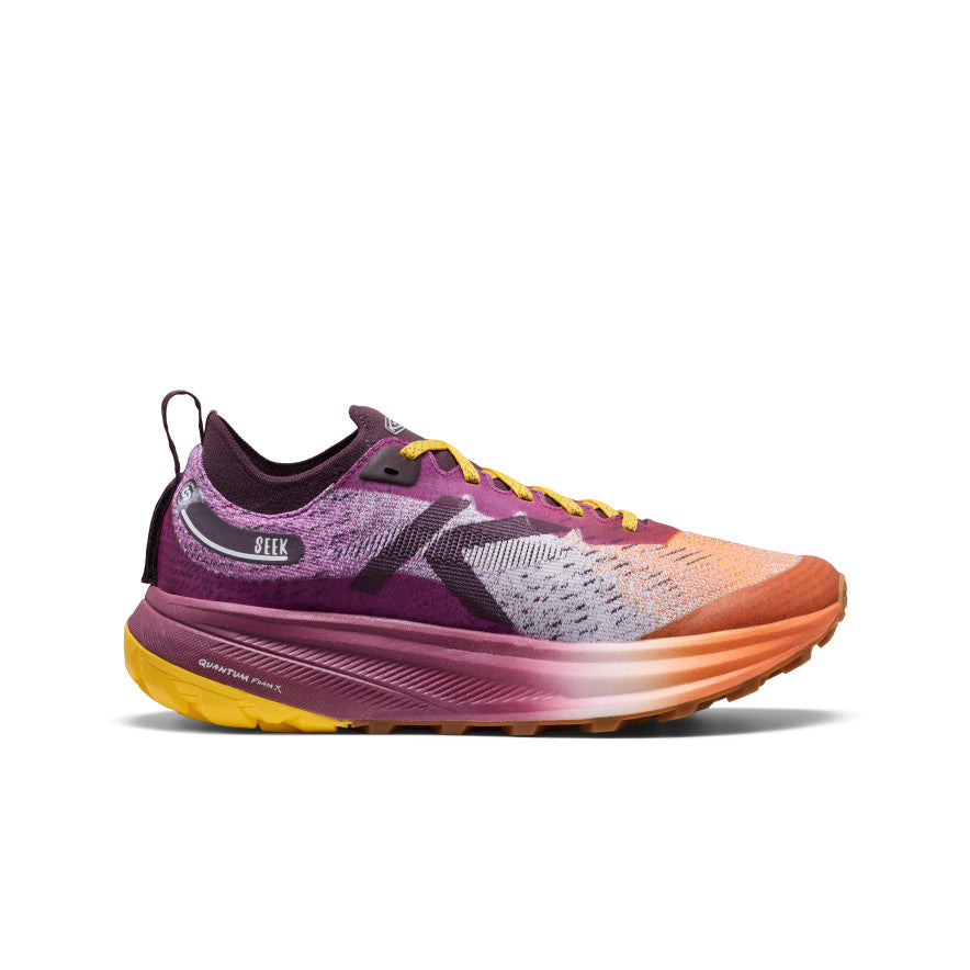 Men's Seek Trail Running Shoe | Willowherb/Orange Peel | KEEN Footwear
