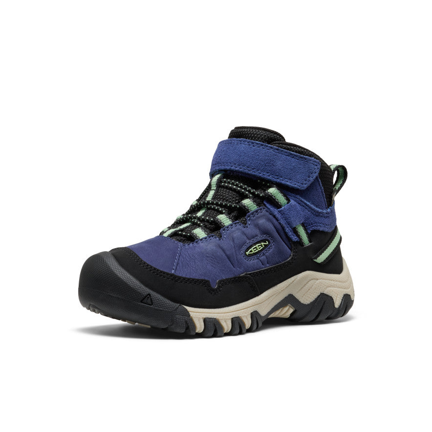 KEEN Chaussures Enfants - Targhee Low Waterproof - Noir / Star Blanc