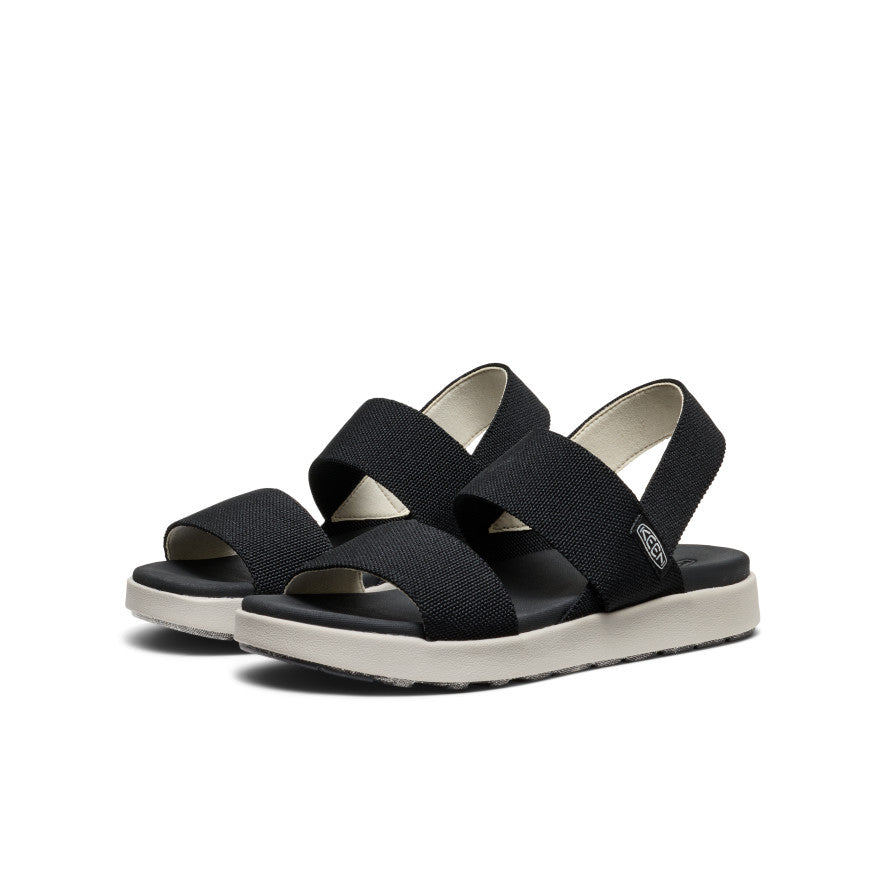 キーン サンダル ELLE BACKSTRAP エル バックストラップ レディース ブラック 23.5 cm Women's Black Stretch Sandals - Elle Backstrap | KEEN Footwear