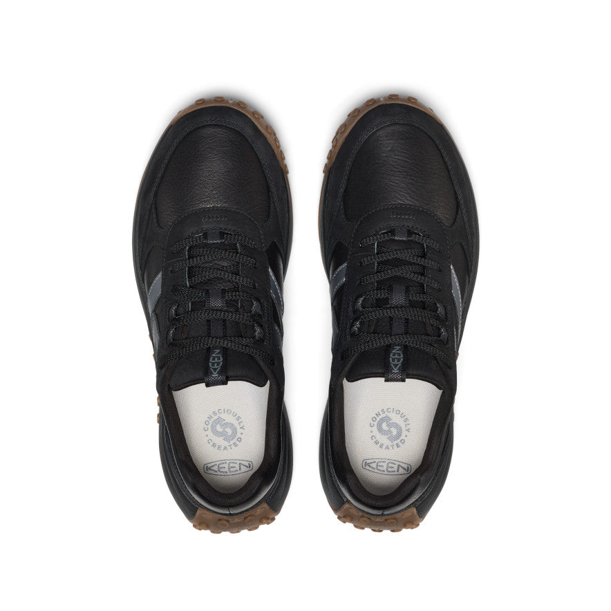 Men's KS86 Leather Sneaker | Black | KEEN Footwear