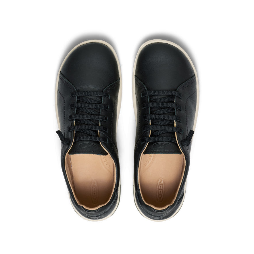 Keen Women's KNX Leather Sneaker | Black/Star White | 9.5 Regular Keen Women's KNX Leather Sneaker | Black/Star White | 9.5 Regular