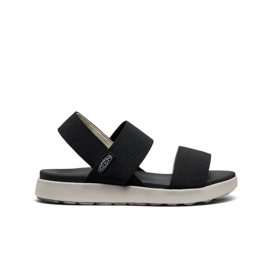 KEENサンダル エル ストラッピー レディース Women's Black Stretch Sandals - Elle Backstrap | KEEN Footwear