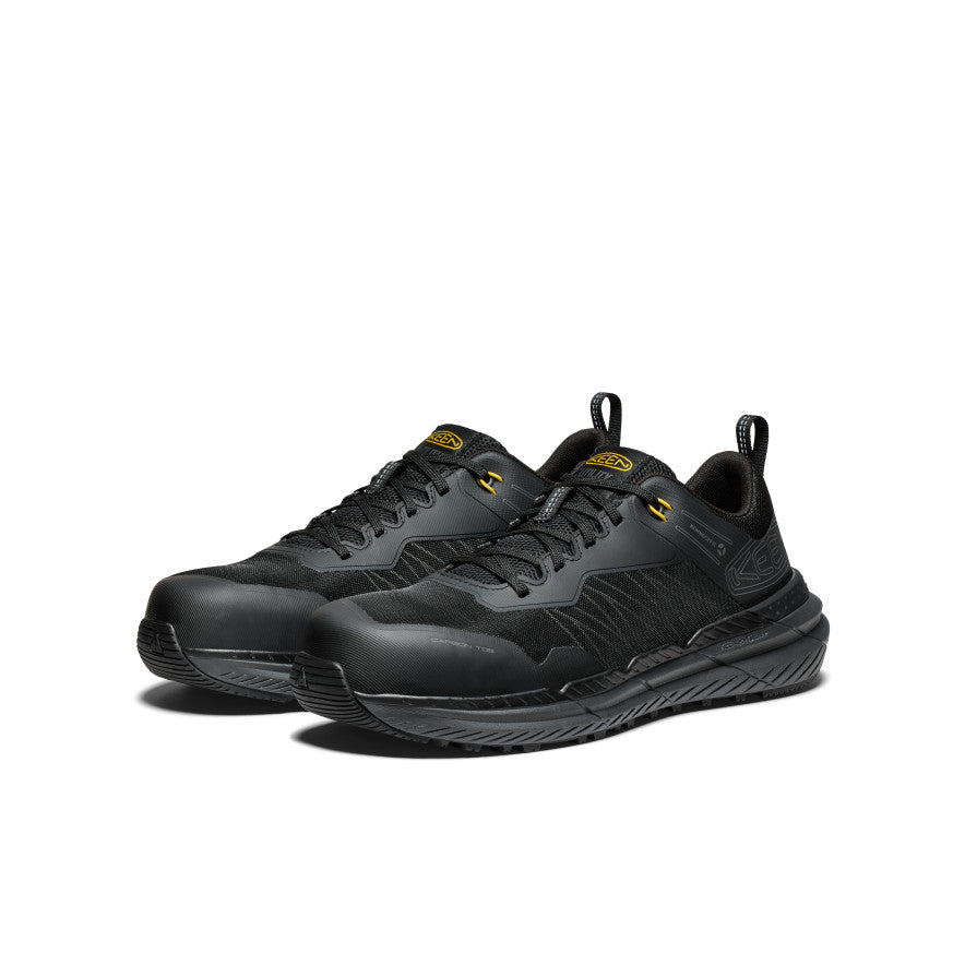 Men's Speedworks Work Sneaker (Carbon Toe) | Black/Steel Grey