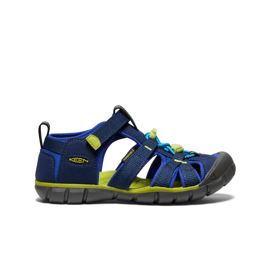 Big Kids' Seacamp II CNX | Naval Academy/Chartreuse | KEEN Footwear
